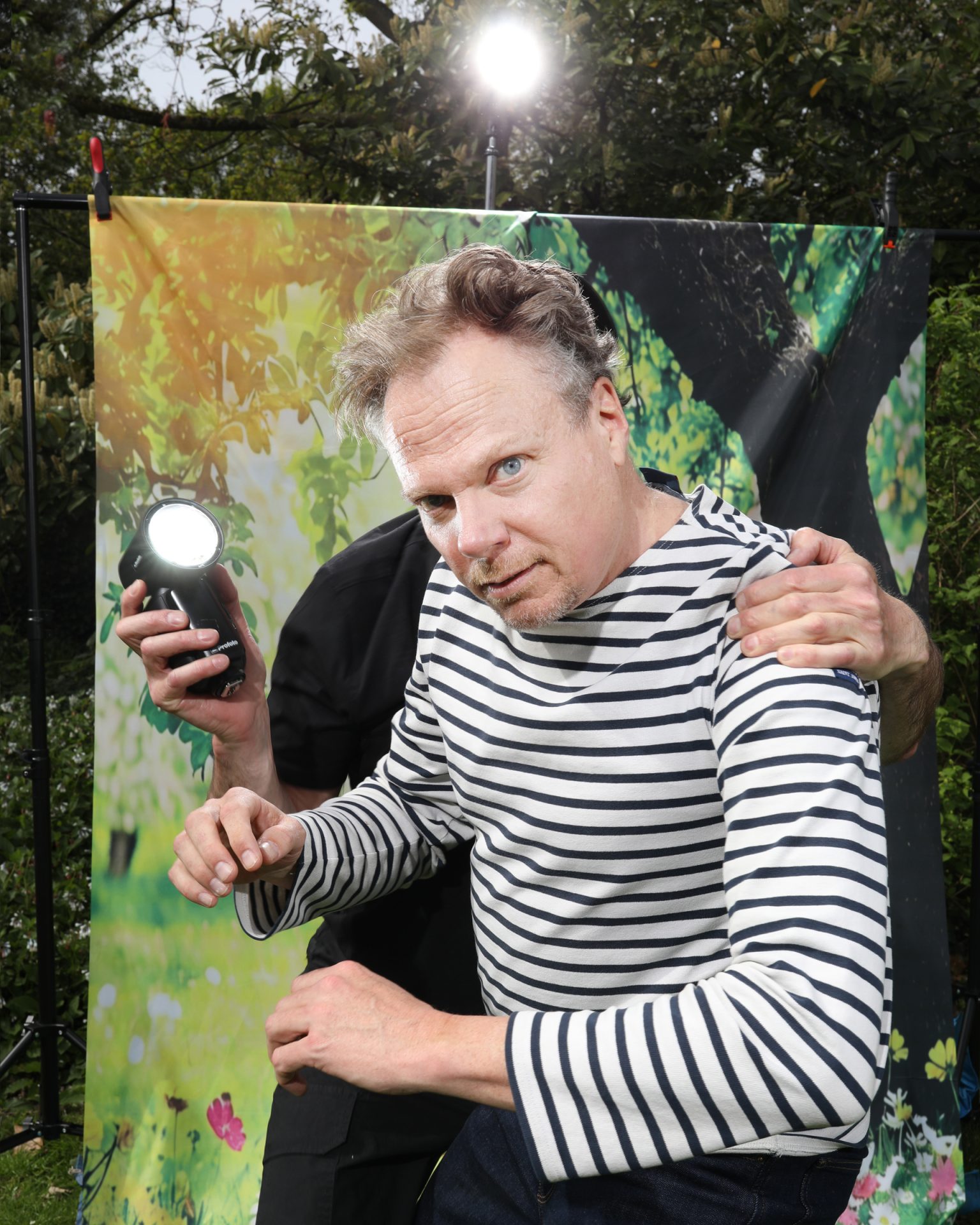 St. Man met de microfoon